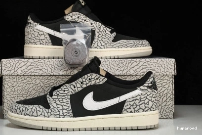 Hyperoad 1 Black OG Retro Low Jordan Cement 0714